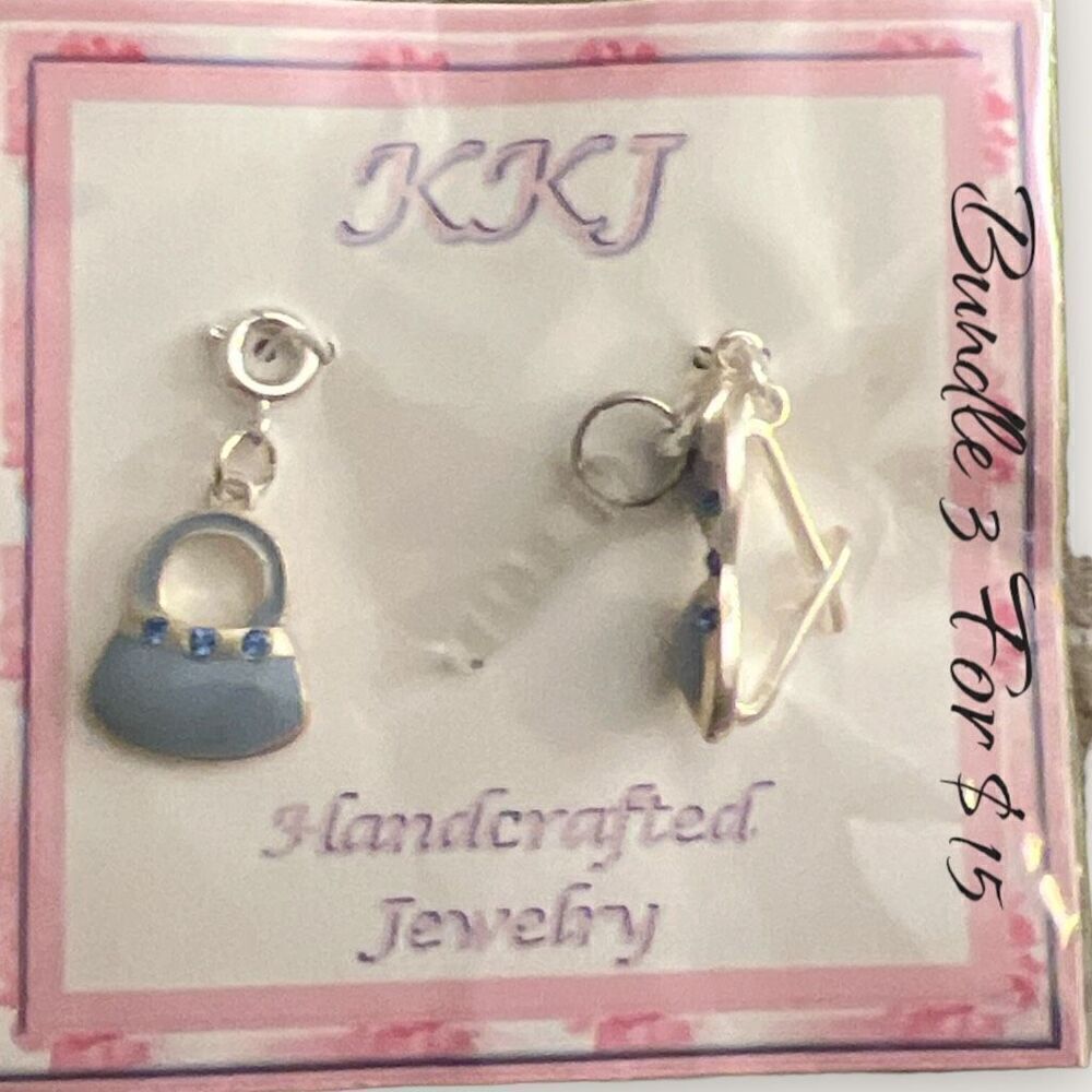 KKJ Handcrafted Purse & Sunglasses Charms NWT